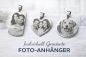 Preview: Dein persönlicher DogTag Foto-Anhänger aus Edelstahl mit Lasergravur